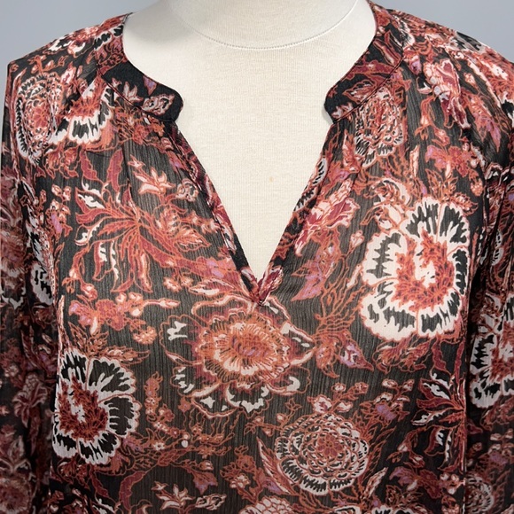 Lucky brand peasant blouse, size medium - Picture 2 of 6